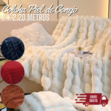 Colcha Tipo Piel De Conejo 2 x 2.20 Metros | 50% De Descuento + Envío Gratis